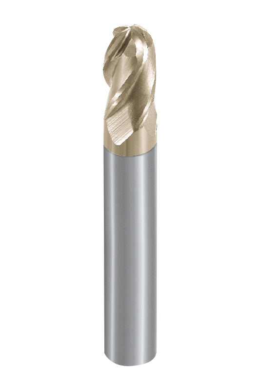 Titanium legering maskinering 4 fløyte kule nese endefreser